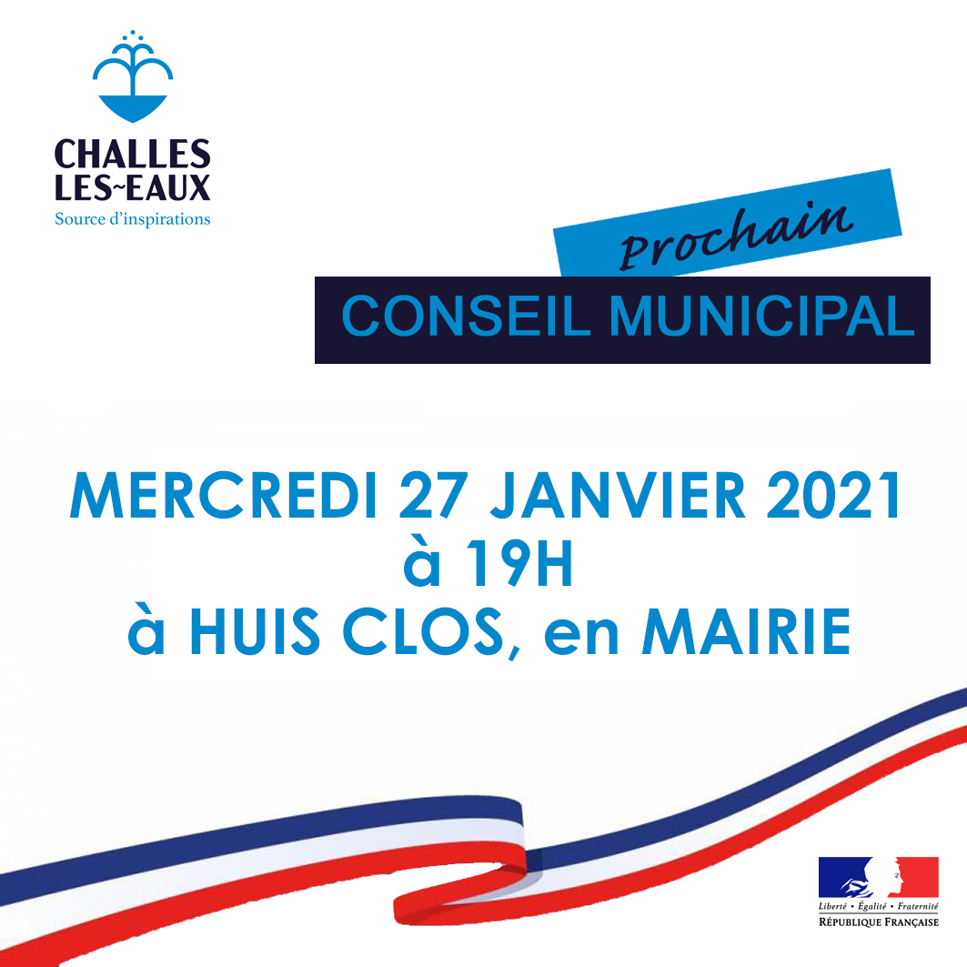 CONSEIL MUNICIPAL 27-01-2021